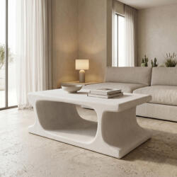 FDY Masuta De Cafea Neloras MDF Alb 120x60x45 Cm Masa de cafea
