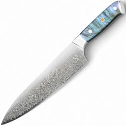 MAKAN Cuțit de bucătărie din oțel damasc ZI-42073 - Chef / Multicolor KP42073
