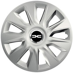 AutoHelix MSA Set 4 capace roti Cu Inel Cromat Stratos R16 Compatibil Cu Dacia Nou (STRANL7)