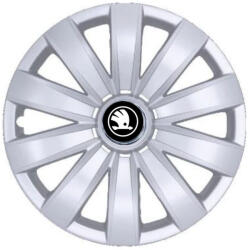 AutoHelix MSA Set 4 Capace Roti R14, Potrivite Jantelor de 14 inch, Pentru Skoda Nou, Model 421 (M421NL2)