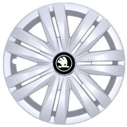 AutoHelix MSA Set 4 Capace Roti R15, Potrivite Jantelor de 15 inch, Pentru Skoda Nou, Model 427 (M427NL5)