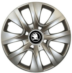 AutoHelix MSA Set 4 capace roti 15 inchi (R15) compatibile Skoda Nou, Model - 334 (M334NL5)