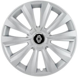 AutoHelix MSA Set 4 capace roti Delta cromat R14 pentru gama auto Renault Nou (DELTCRNL3)