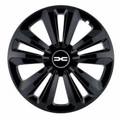 AutoHelix MSA Set 4 Capace Roti Terra Negru R16, pentru Dacia Nou (TERRNENL7)