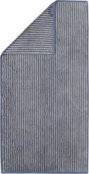 Cawö Prosop pentru mâini Two-Tone în dungi 50 x 100 cm, albastru închis (480-10-50x100) Prosop