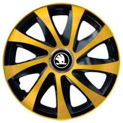 AutoHelix MSA Set 4 capace roti Drift extra gold R16 Compatibil Cu Skoda Nou (DRIFEXGONL8)