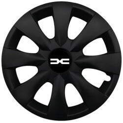 AutoHelix MSA Set 4 capace roti potrivite jantelor de 16 inchi (R16) compatibile DACIA NOU, Model - 316 Black Edition (M316BLEDNL7)
