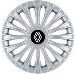 AutoHelix MSA Set 4 Capace Roti, potrivite jantelor de R14, pentru Renault Nou, model dino cromat (DINOCRNL3)