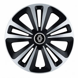 AutoHelix MSA Set 4 Capace Roti Terra Gri-Negru R14, Compatibil Cu Renault Nou (TERRGRNENL3)