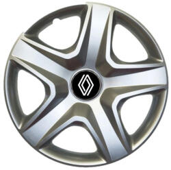 AutoHelix MSA Set 4 Capace Roti Creative Rey R16, Potrivite Jantelor de 16 inch, Pentru Renault Nou, Model 202 (CREARE202NL9)