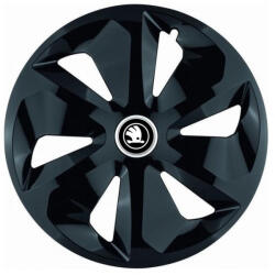 AutoHelix MSA Set 4 Capace Roti Roco Negru R14, pentru Skoda Nou, model roco negru (ROCONENL2)