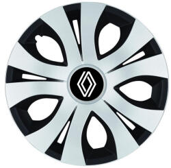 AutoHelix MSA Set 4 Capace Roti potrivite jantelor de 15 inch, Compatibil Cu Renault Nou, Top Mix (TOPMINL6)