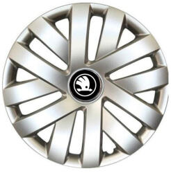 AutoHelix MSA Set 4 Capace Roti R14, Potrivite Jantelor de 14 inch, Pentru Skoda Nou, Model 315 (M315NL2)