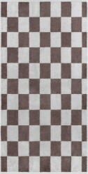Cawö Prosop pentru mâini Weekend în carouri 50 x 100 cm, platină-paprika (6297-70-50x100) Prosop