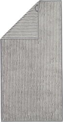 Cawö Prosop pentru mâini Two-Tone în dungi 50 x 100 cm, ardezie (480-77-50x100) Prosop