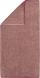 Cawö Prosop de baie Two-Tone în dungi 80 x 150 cm, grena (480-23-80x150) Prosop