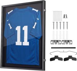 Vevor Jersey vitrin 92, 5×71, 8×4 cm, PC panel 98% UV, mágneses zár