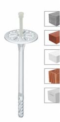 Klimas Diblu pentru polistiren cu cui din plastic, zona scurta de expandare, LTX 10x220 mm, LTX10220 (cutie de 100 buc. ) (LTX10220)
