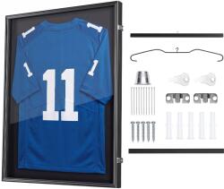 Vevor Jersey keret 90×70×4 cm, zárható, PC panel 98% UV