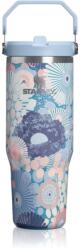 Stanley IceFlow Flip Straw 2.0 Tumbler sticlă termos din oțel inoxidabil blue dream wildflower 1 buc