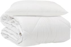 vidaXL Évszakokon Át Duvet párnával 2 db Fehér Mikroszál 3376506 (3376506)