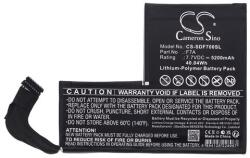 Cameron Sino li-polymer akkumulátor, 7.7v, 5200mAh, kompatibilis steam f7a -vel (CS-SDF700SL)