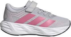 adidas Sportswear adidas Sportswear, Galaxy 8 hálós sneaker logóval, Világosszürke, Rózsaszín, 28 EU (KI1685-10K)