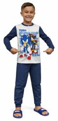 Sonic gyerek pizsama SC40G4702, 2 db-os pamut pizsama szett 110-116 CM 5-6 éves korig Sötétkék (S4U-0560.BN-56)