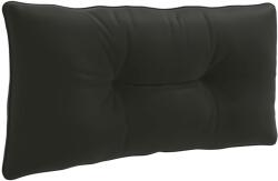vidaXL Hátpárna PUTTEN 100% poliészter Fekete 70 x 40 x 10 cm 947152 (947152)