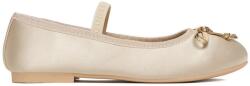 GUESS balerinák lányoknak, bézs, textil, masnival, elegáns, 32 EU (5906751855430_32)