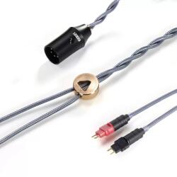 DDHIFI BC150XLR Szimmetrikus ezüst fejhallgató kábel 4-Pin XLR csatlakozóval 295cm 2-Pin (DDHIFI-BC150XLR-2P-295)