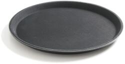 Hendi Kerek tálalótálca, átm. 46 cm, Hendi, üvegszál erősítésű poliészter csúszásgátló bevonattal, fekete (1004494Przem)