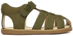 Lasocki Kids fiú szandál, khaki, nubuk bőr, természetes bőr belső, tépőzáras rögzítés, 22 EU (5906751756683_22)