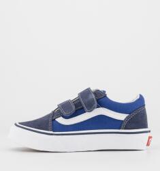 Vans Vans, Old Skool cipő nyersbőr részletekkel, Tengerészkék, 30.5 EU (VN000VHENWD-13)
