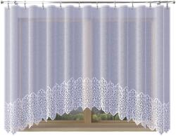 Markizeta Függöny Markizeta KRYSTYNA, fehér, 300x160 cm, díszítéssel, azonnal felszerelhető (019470/FBL/001/300160/1)