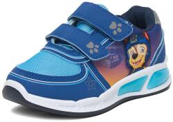 Paw Patrol Gyerek sportcipő, Mancs őrjárat, kék, textil anyag, LED-es, tépőzáras, 28 EU (5906751932674_28)