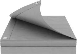 vidaXL Ponyva fémfülekkel Világosszürke 3 x 6 m 90 gsm PE 42039291 (42039291)