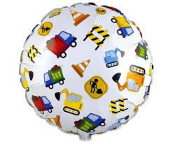 Építkezés Yard fólia lufi 45 cm (WP) (MLG362824)
