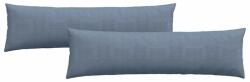 vidaXL Kanapé párnák 2 pcs Kék 145 x 40 cm Bársonyos szövet 42013863 (42013863)