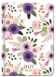 BERTELLI Naptár, tervező, napi, 115x165 mm, BERTELLI Festive (TICBRNHFE) (7540213000)