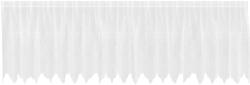 vidaXL Csipkés Függöny függönyökkel Fehér 120 x 500 cm Poliészter 4107802 (4107802)
