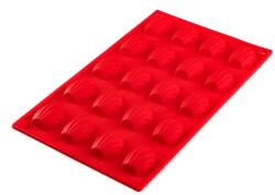 BANQUET CULINARIA Red Madeleine forma, szilikon, piros, 29, 5×17, 5×1, 2 cm (A25989)