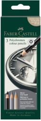 Faber-Castell Creioane colorate polychromos 2026 Faber-castell FC210058, 3 culori, tonuri gri, Clock (FC210058)