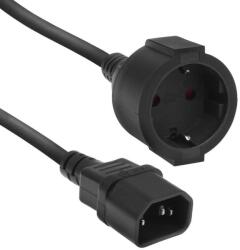 ACT AK5250 Cablu de alimentare C14 IEC - CEE 0, 2 m Negru (AK5250)