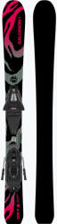 Salomon Schiuri de coborâre pentru copii + legături Salomon QST Jr Black XS + C5 GW black/neon punch