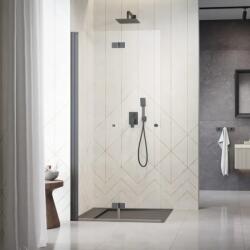 Radaway Perete de dus, cu doua parti pliabile, antracit periat, Radaway Nes 6 Brushed GunMetal Walk-in KDD B 10024080-92-01R (10024080-92-01R)