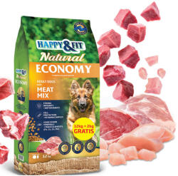 Happy&Fit Happy & Fit Natural Economy Adult Száraztáp Húskeverékkel 12+2 kg