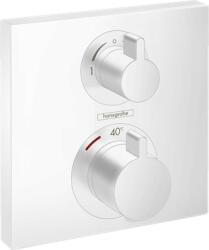 Hansgrohe Ecostat Square falsík alatti termosztát matt fehér (HG-15714700)