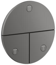 Hansgrohe ShowerSelect ID Rejtett szelep, 3 készülékhez, polírozott fekete króm 36779330 (36779330)