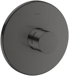 Hansgrohe Uno Zuhanykeverő Zero fogantyúval, krómozott, szálcsiszolt fekete króm 45605340 (45605340)